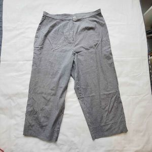 Norton Studio Blue White Plaid Women's Pants